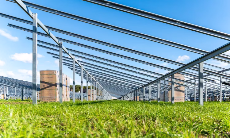 Solar park construction FST references Faber Solartechnik