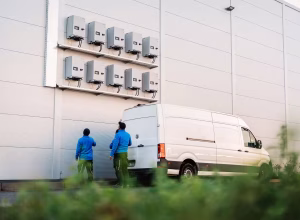 Faber employees in planning, engineering and teamwork – EPC Photovoltaics Germany